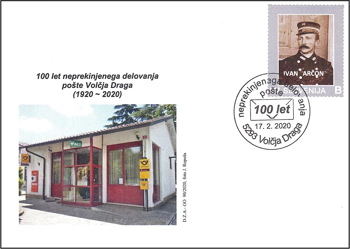 100 LET NEPREKINJENEGA DELOVANJA POŠTE